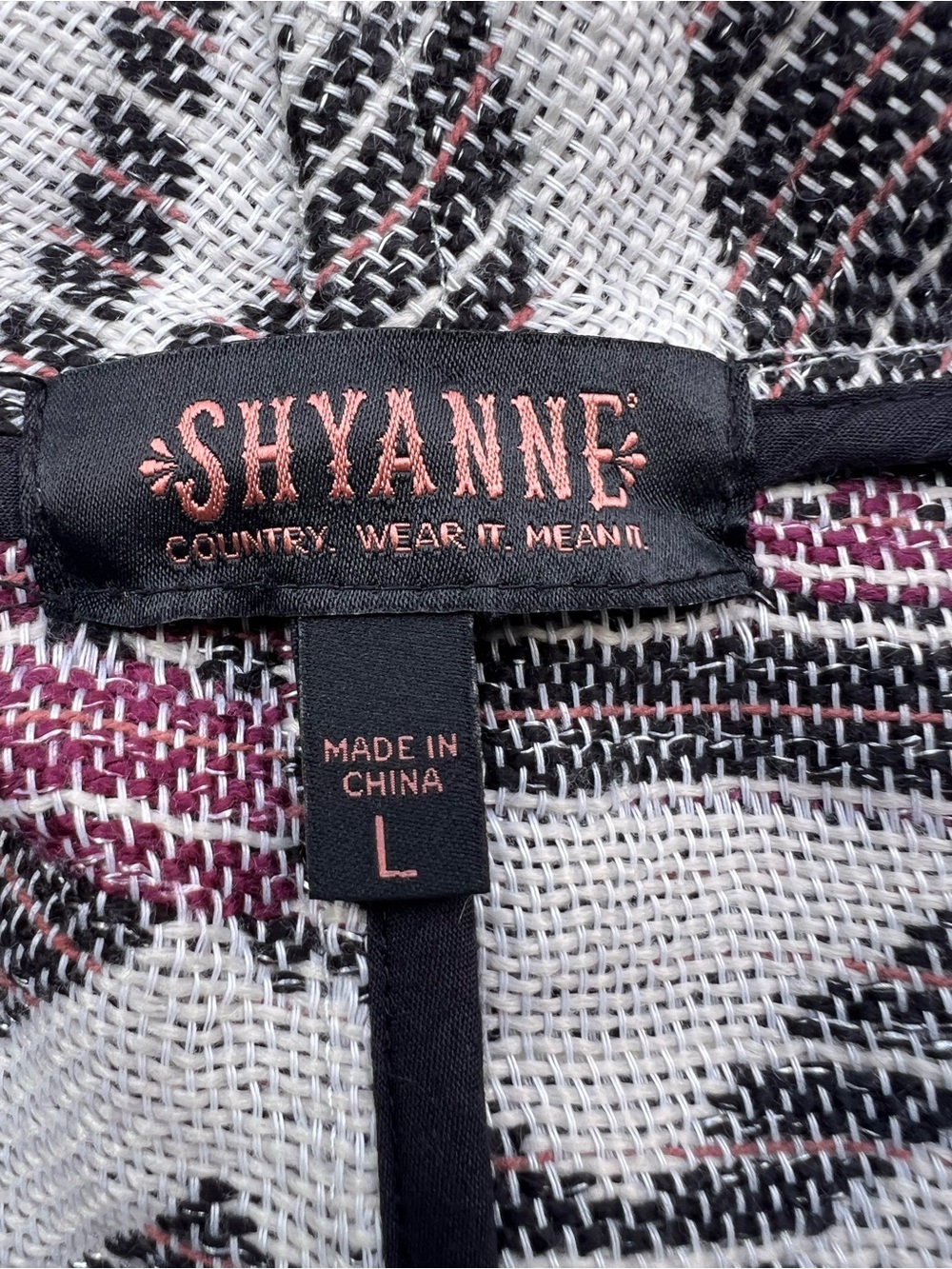 Shyanne Western Fringe Cardigan L Festival Tribal Open Front BOHO Cabincore Fall - Picture 5 of 12